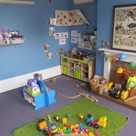 Nursery Indoor room with toys on the floor