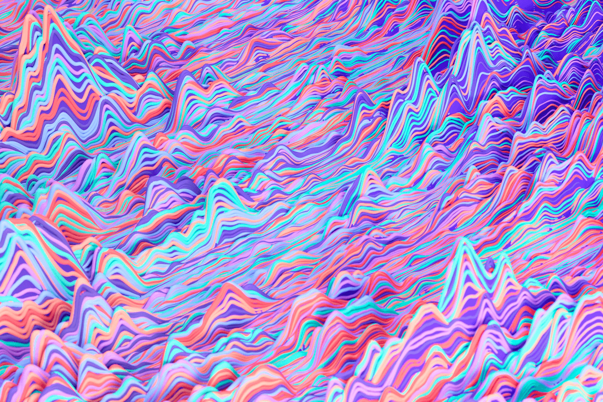 Abstract image of data